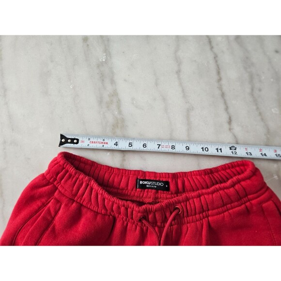 Roku Studio Women's Tear Sweatpants Joggers Red Size Medium - Picture 8 of 10